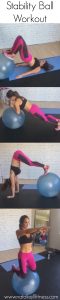 Stability Ball Workout Routine - Natalie Jill Fitness